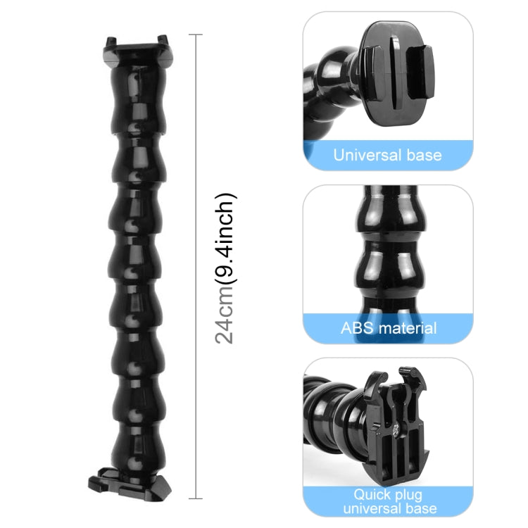 PULUZ Action Sports Cameras Jaws Flex Clamp Mount for GoPro, Insta360, DJI and Other Action Cameras, Jaws Mount