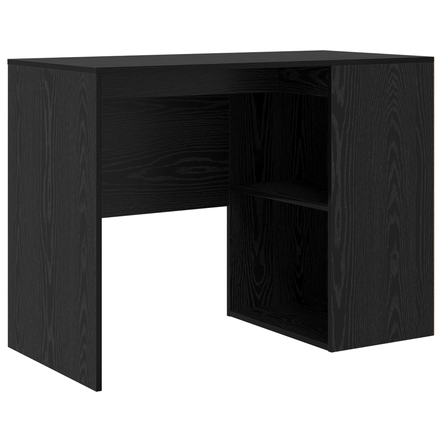 Corner Desk Black Oak 102x88x75 cm Engineered Wood
