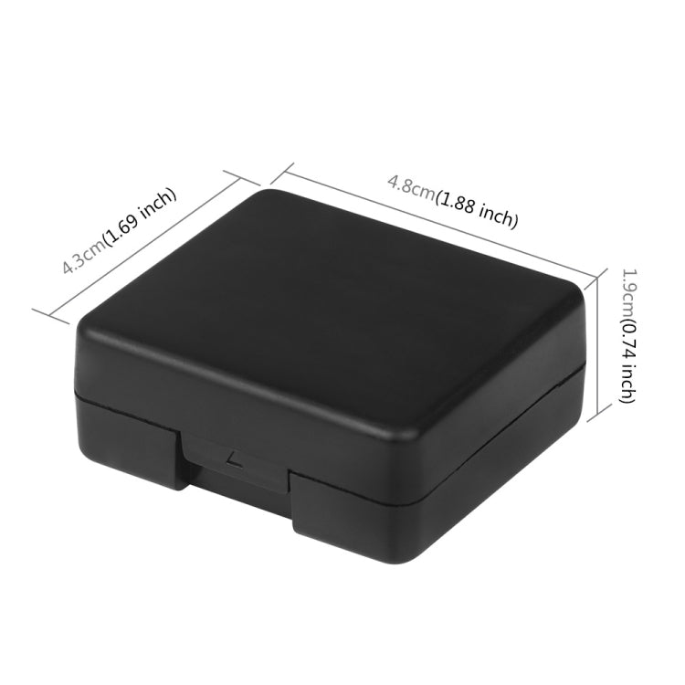 PULUZ Hard Plastic Battery Storage Box for DJI Osmo Action 6 / 5 Pro / Action 4 / GoPro HERO13 Black /12 Black /11 Black /10 Black /9 Black AHDBT-901 Enduro Battery