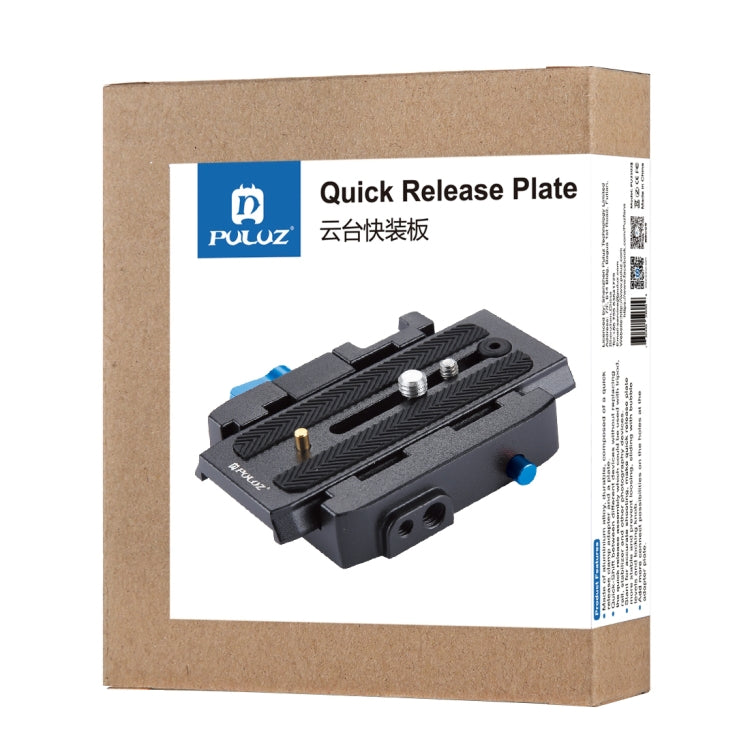 PULUZ Quick Release Clamp & Plate for DSLR Camera Tripod Mount