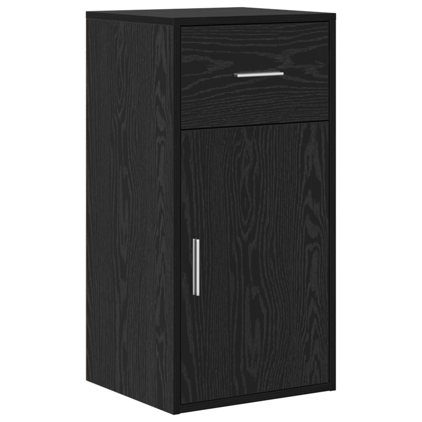 Corner Desk Black Oak 102x88x75 cm Engineered Wood