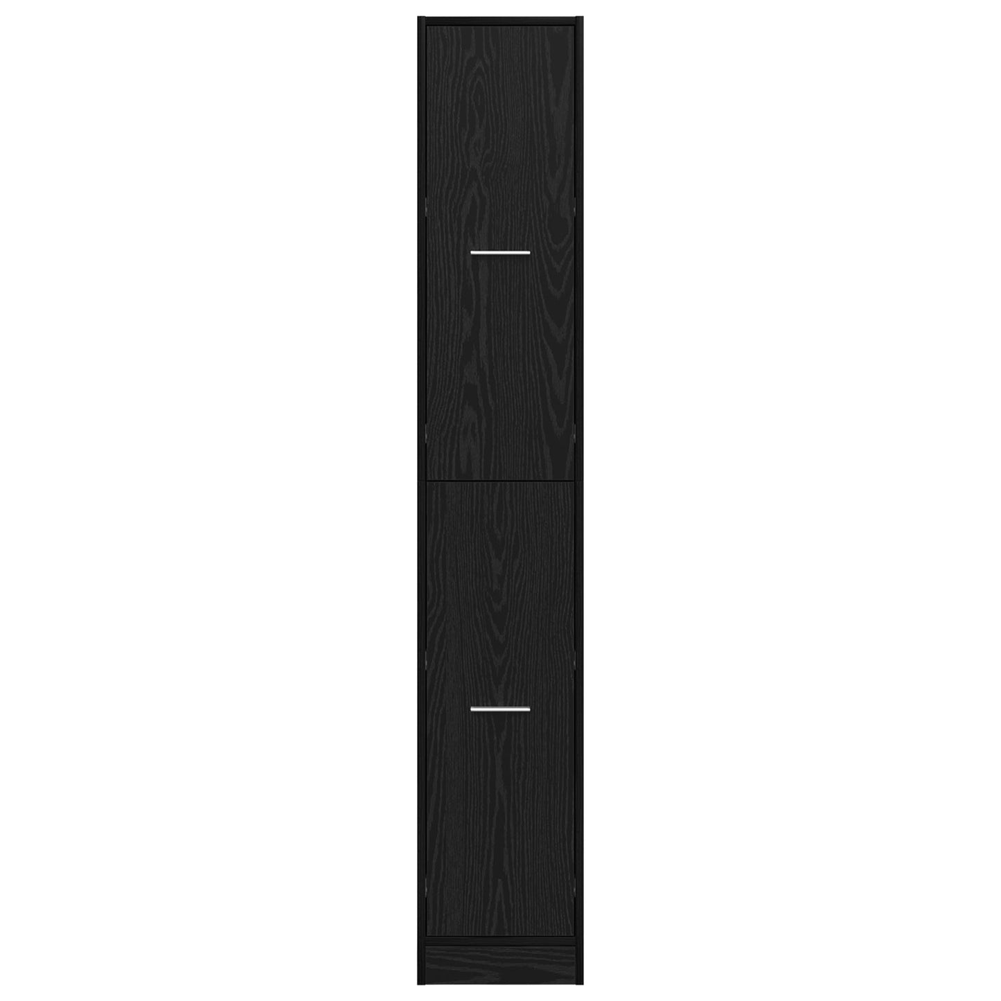 Apothecary cabinet Black Oak 30x41x174.5 cm Engineered Wood