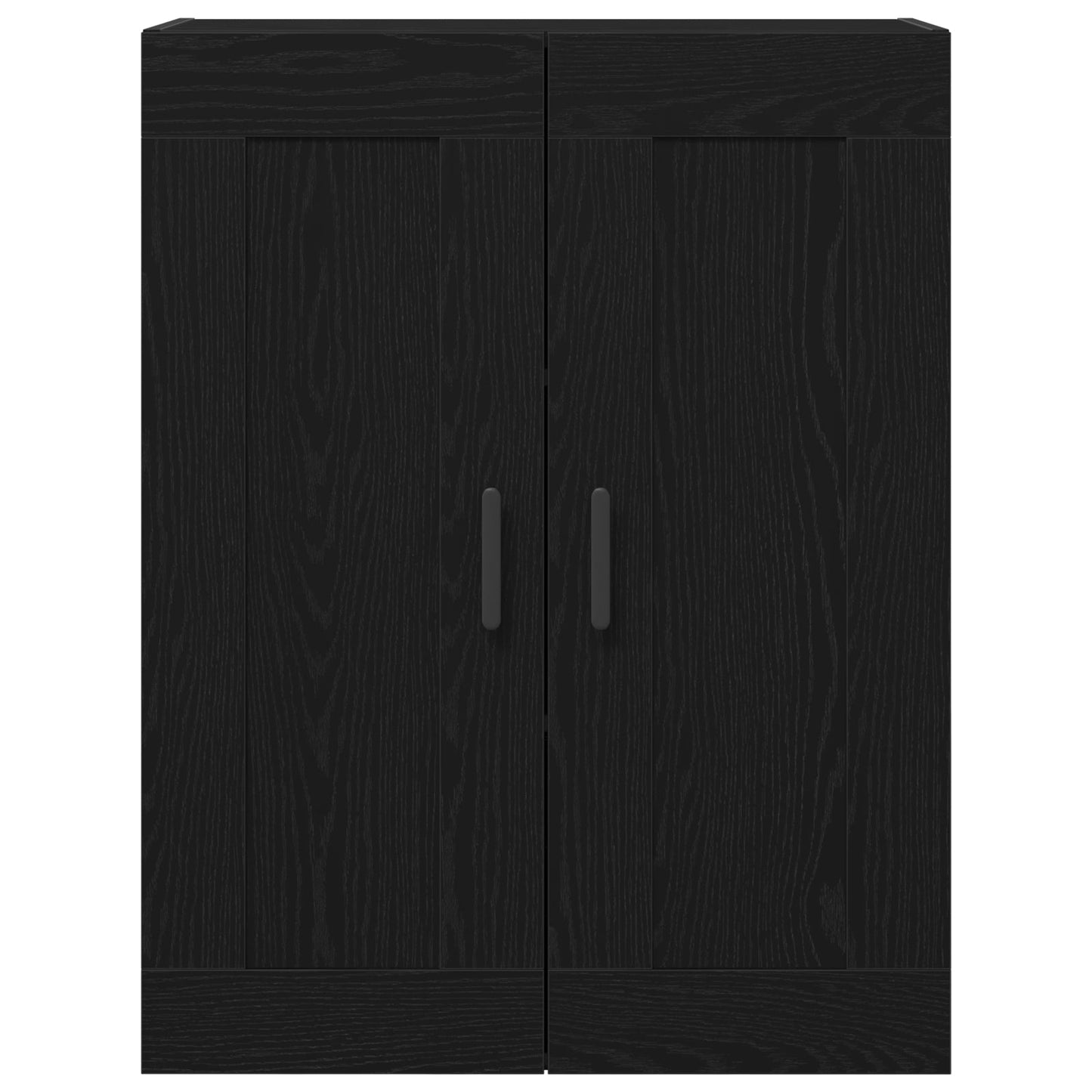 Highboard Black Oak 69.5x34x180 cm Engineered Wood