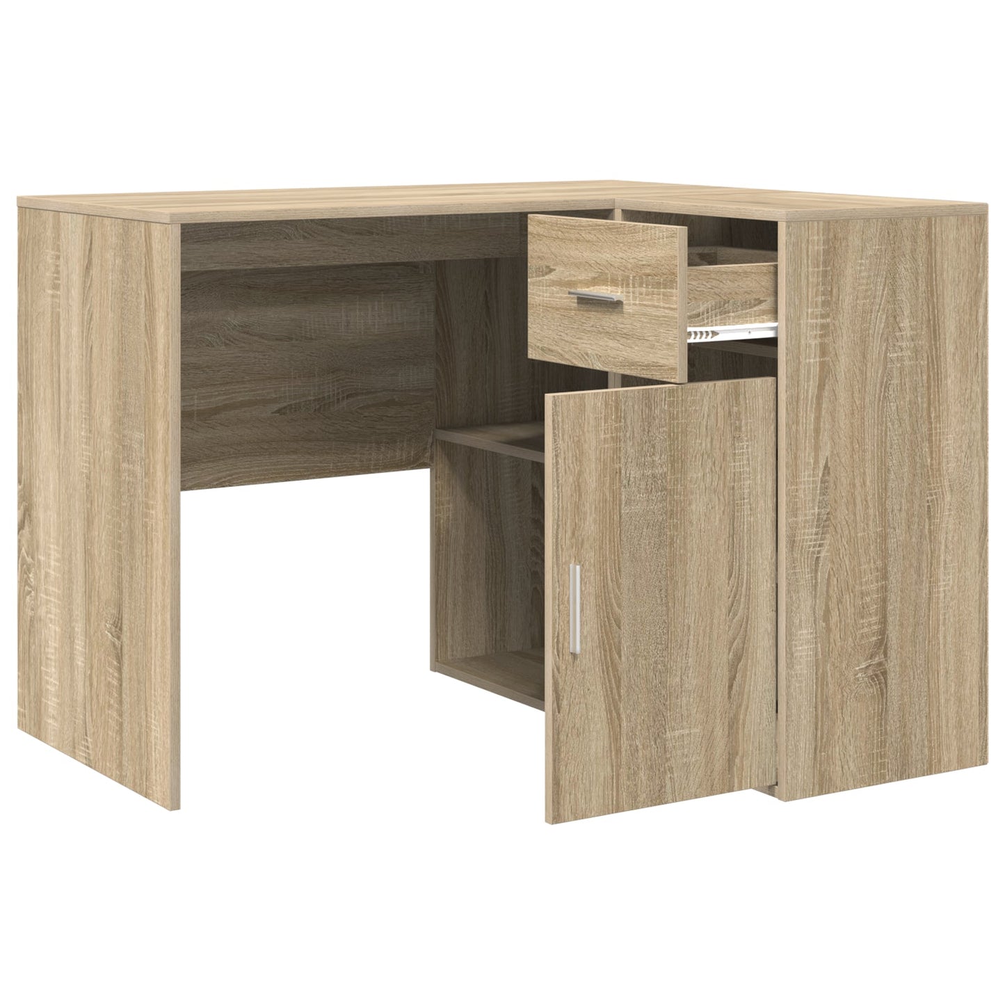 Corner Desk Sonoma Oak 102x88x75 cm Engineered Wood