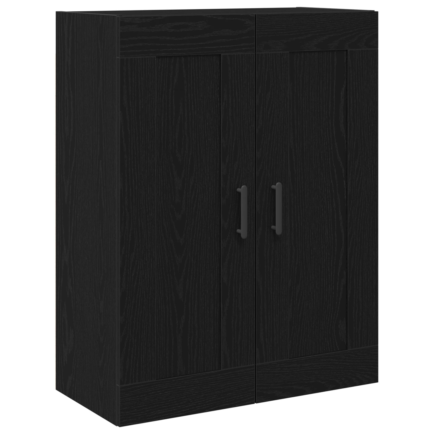 Highboard Black Oak 69.5x34x180 cm Engineered Wood