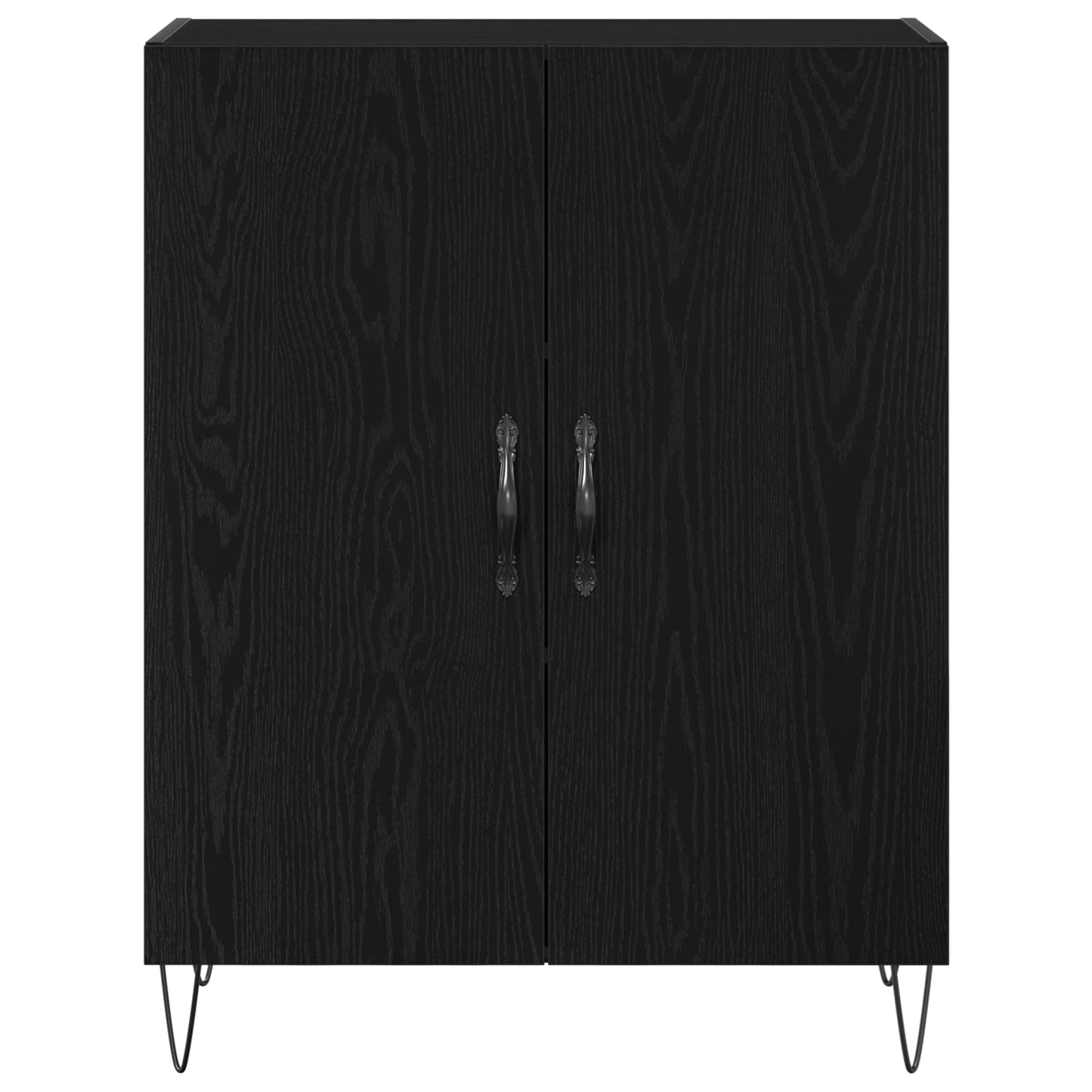 Highboard Black Oak 69.5x34x180 cm Engineered Wood, vidaXL Sideboard Black Oak 69.5x34x90 cm Engineered Wood, vidaXL Hanging Wall Cabinet Black Oak 69.5 x 32.5 x 90 cm