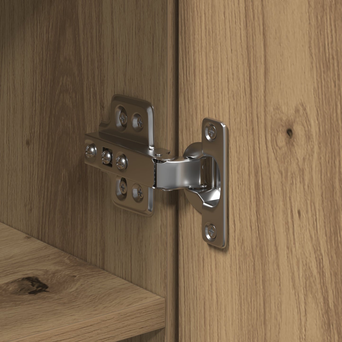 Highboard Artisan Oak 80x35x180 cm Engineered Wood