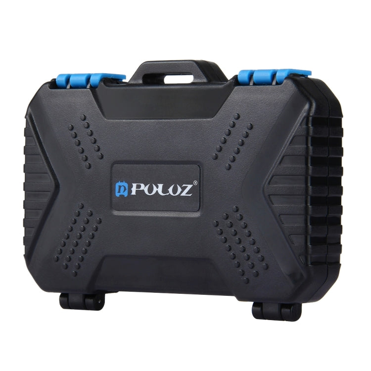 PULUZ 27 in 1 Memory Card Case for 4CF + 8SD + 9TF + 1Card PIN + 1Standard SIM + 2Micro-SIM + 2Nano-SIM, 27 in 1, 27 in 1 (US)