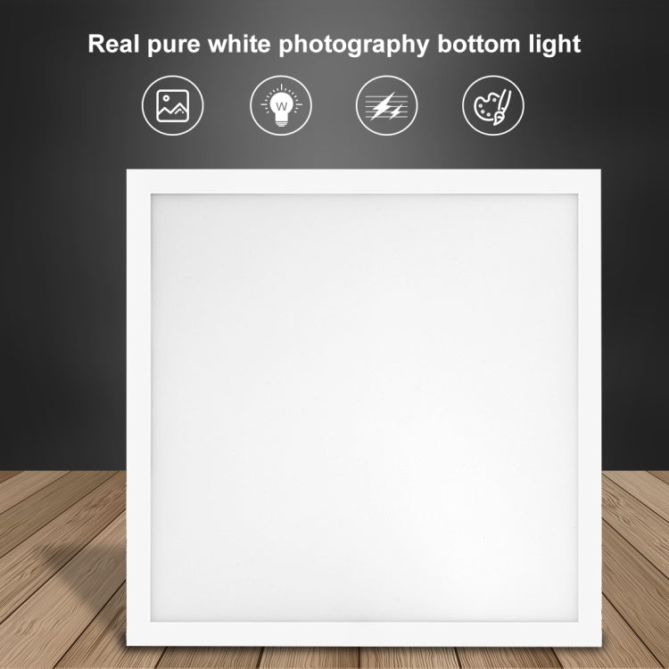 PULUZ 1000LM LED Acrylic No Polar Dimming Shadowless Light Pad with Switch for 40cm Photo Studio Box, Light(US), Light(UK), Light(EU)