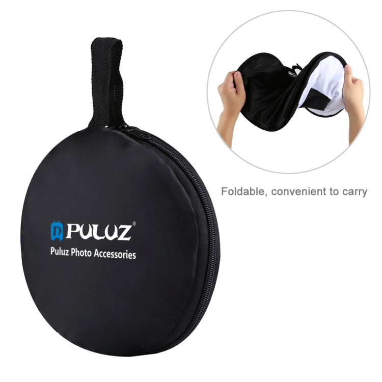 PULUZ 45cm Round Style Macro and Portrait Softbox SpeedLite Flash Light Foldable Diffuser, 45cm Round