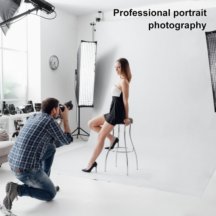 PULUZ 3m x 2m Photography Background Thickness Photo Studio Background Cloth Backdrop (White)
