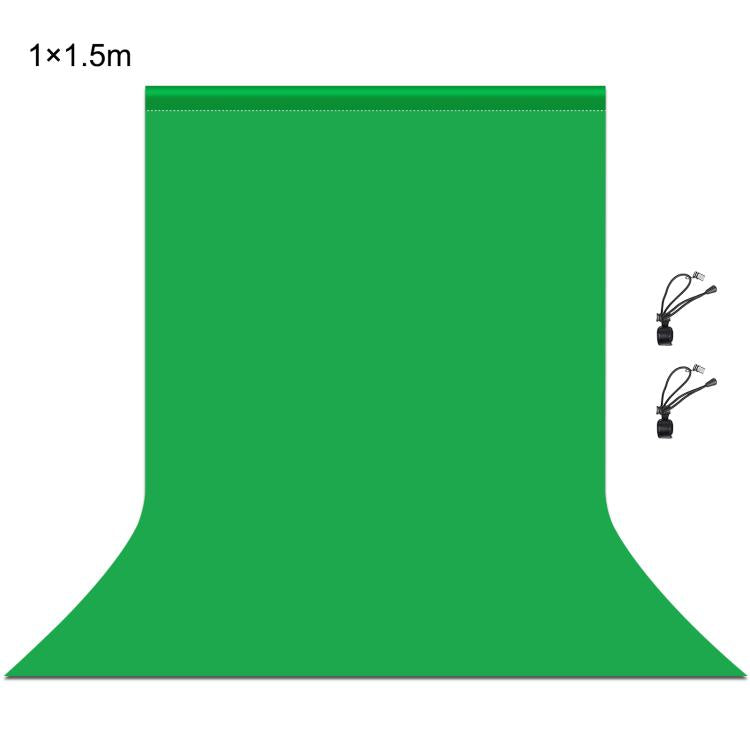 PULUZ 1m x 1.5m Photography Background Photo Studio Background Cloth Backdrop (Green)