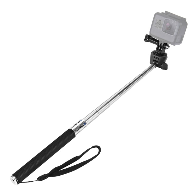 PULUZ Extendable Handheld Selfie Monopod for DJI, Insta360, GoPro and Other Action Cameras, Length: 22.5-80cm
