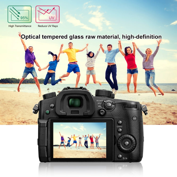 PULUZ 2.5D 9H Tempered Glass Film for Panasonic GH5 / GH5S , Compatible with Canon EOS M3 / M5 / M10 / R, For Panasonic GH5