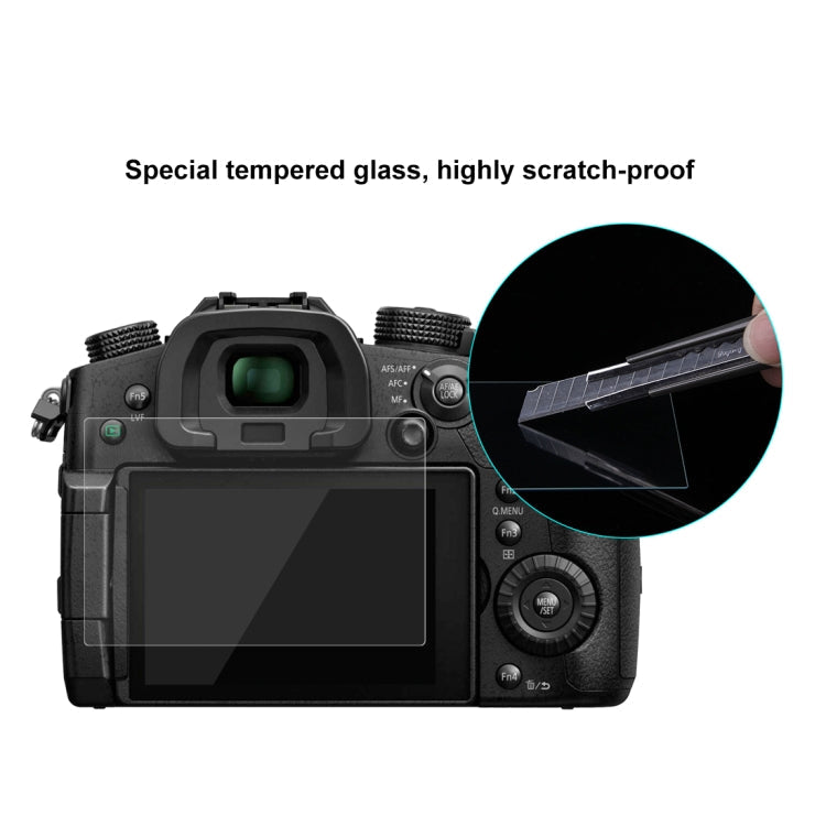 PULUZ 2.5D 9H Tempered Glass Film for Panasonic GH5 / GH5S , Compatible with Canon EOS M3 / M5 / M10 / R, For Panasonic GH5