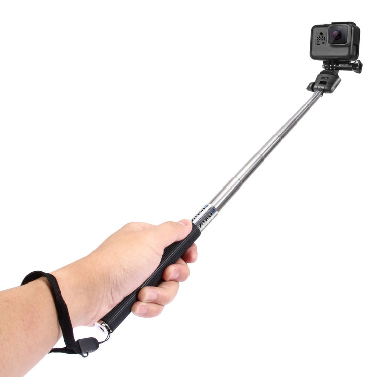 PULUZ Extendable Handheld Selfie Monopod for DJI, Insta360, GoPro and Other Action Cameras, Length: 22.5-80cm