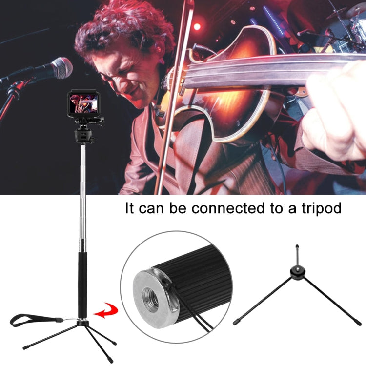 PULUZ Extendable Handheld Selfie Monopod for DJI, Insta360, GoPro and Other Action Cameras, Length: 22.5-80cm