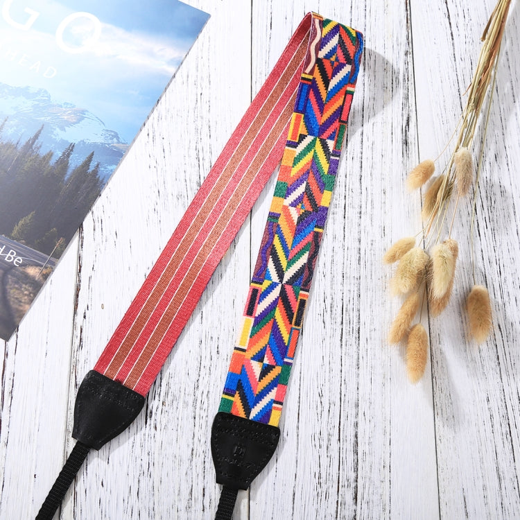 PULUZ Retro Ethnic Style Multi-color Series Shoulder Neck Strap Camera Strap for SLR / DSLR Cameras