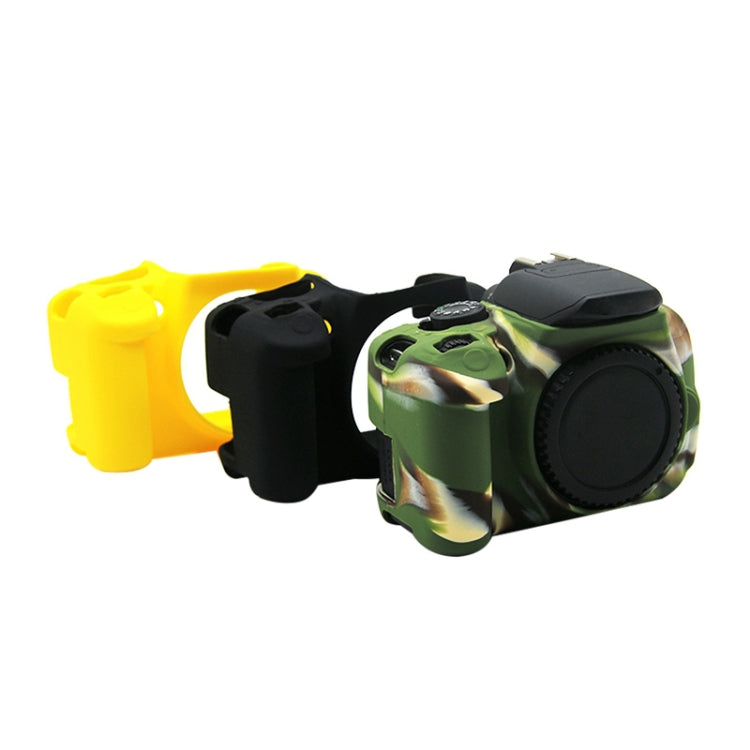 PULUZ Soft Silicone Protective Case for Canon EOS 650D / 700D(Yellow)