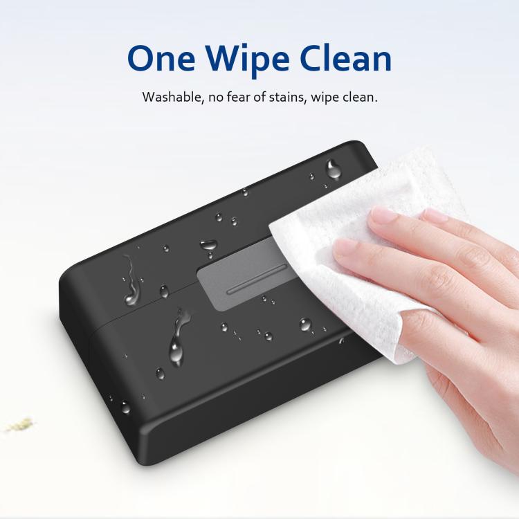 For DJI Mic 2 PULUZ Charging Case Silicone Scratch-proof Protective Cover (Black)