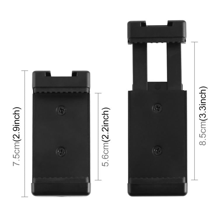 PULUZ Mini Phone Camera Extension Tripod Stand 360 Degree Ball Head Cold Shoe Selfie Stick (Black)