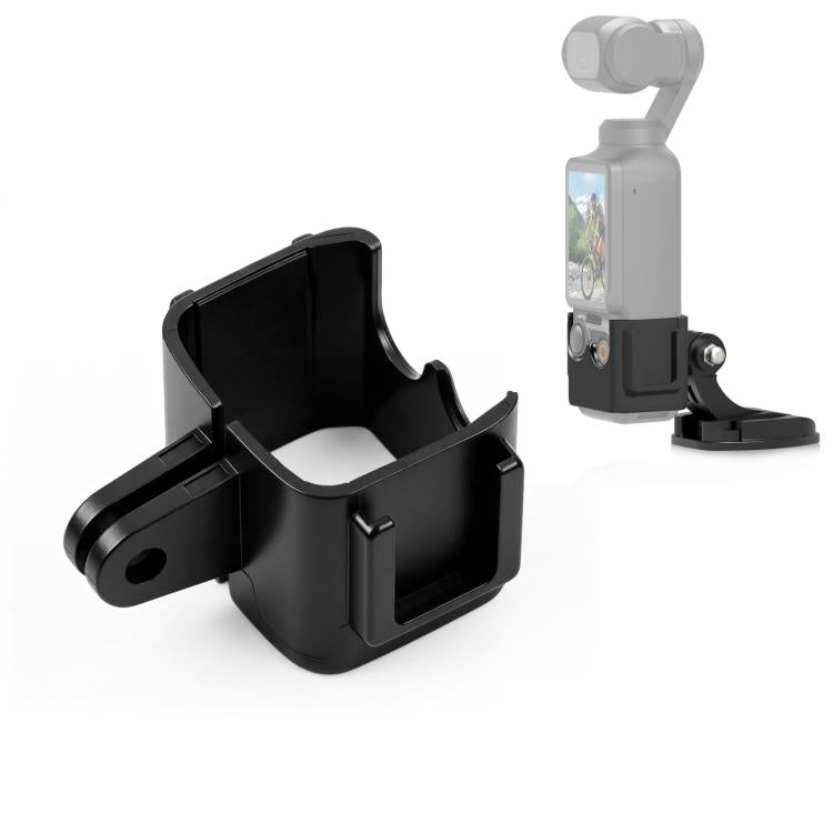 For DJI OSMO Pocket 4 / 4P / 3 PULUZ Protection Frame Cage Expansion Adapter Bracket (Black)