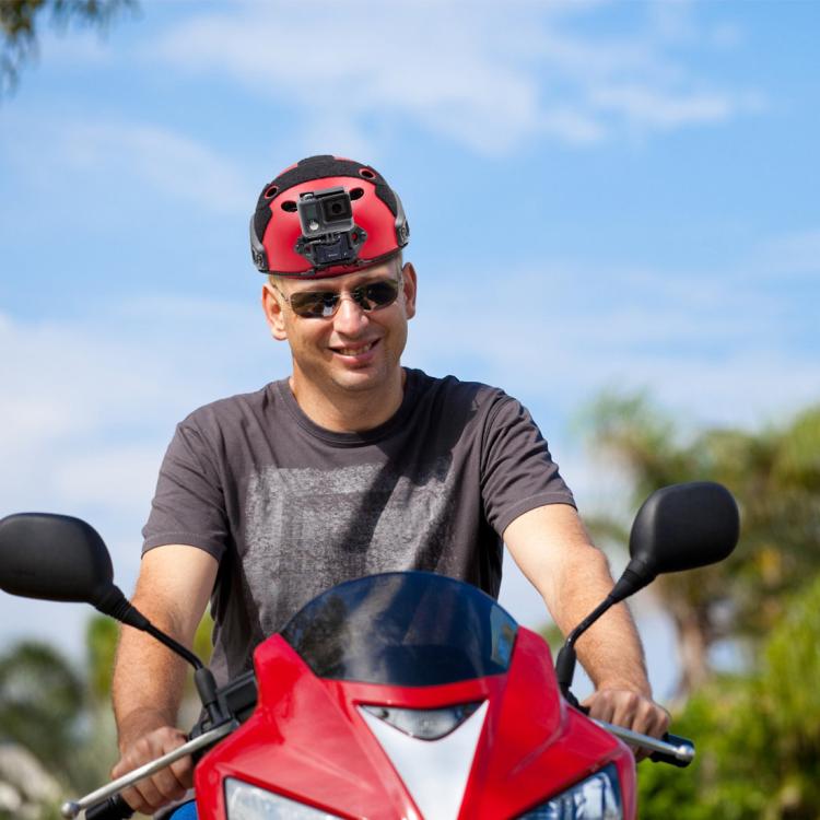 PULUZ Aluminum Quick Release Bracket NVG Helmet Mount for GoPro and Other Action Cameras (Black)