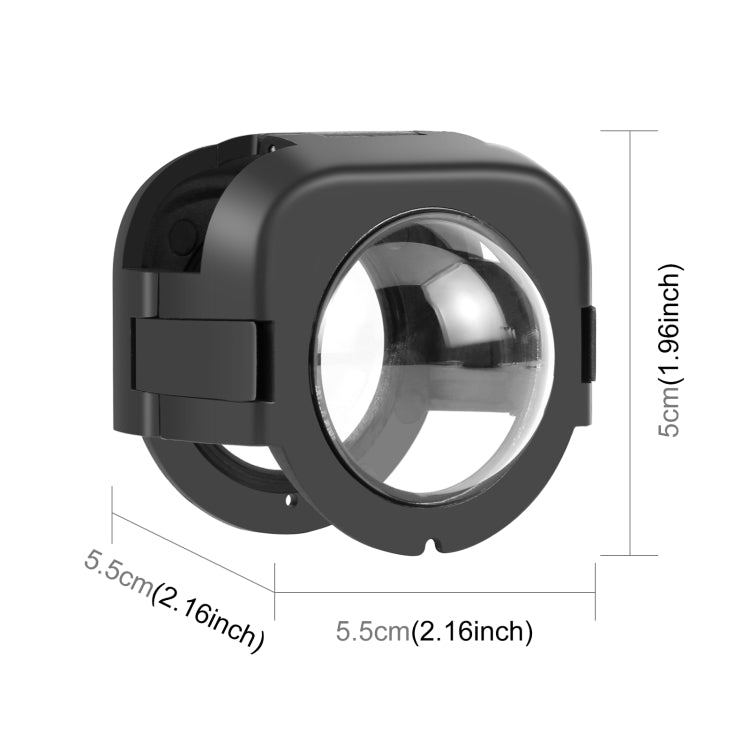 For Insta360 X4 PULUZ Snap-on Lens Guard Protective Cover, For Insta360 X4