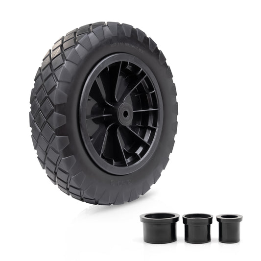 14" Puncture Proof Wheelbarrow Wheel - Black