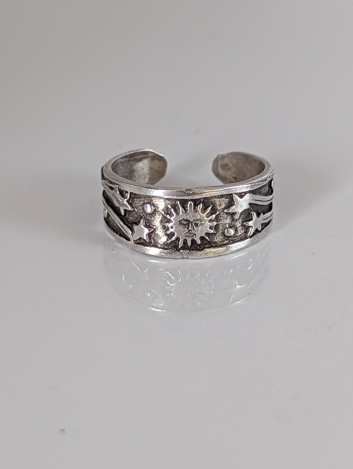 Silver Steed Galaxy Adjustable Silver Band