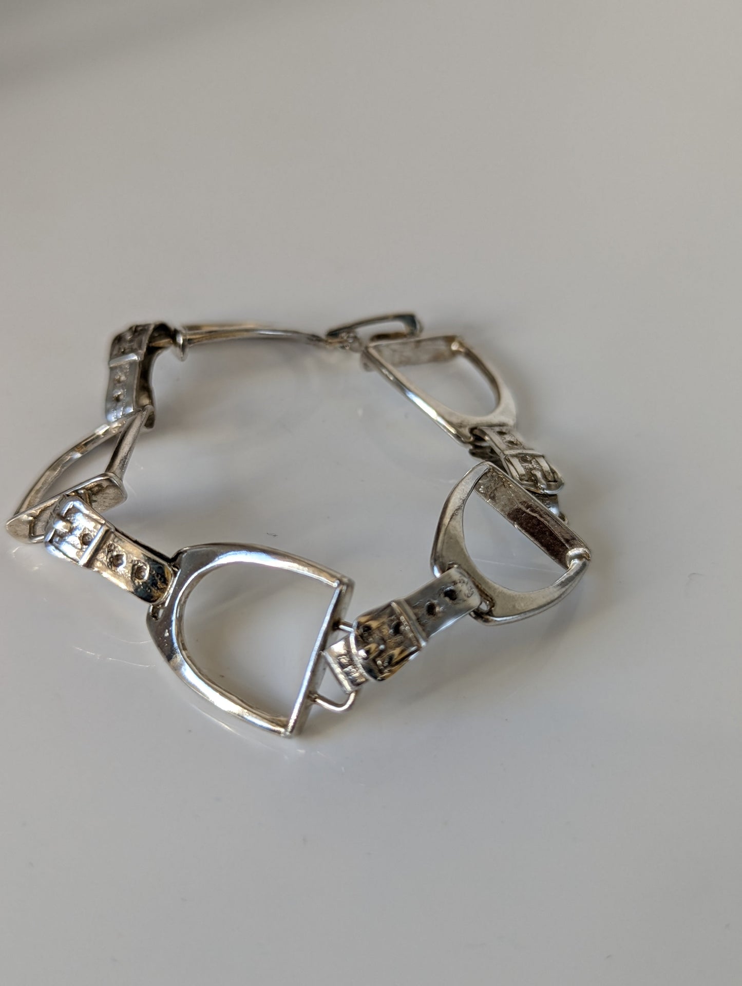 Silver Steed All About Stirrups Bracelet