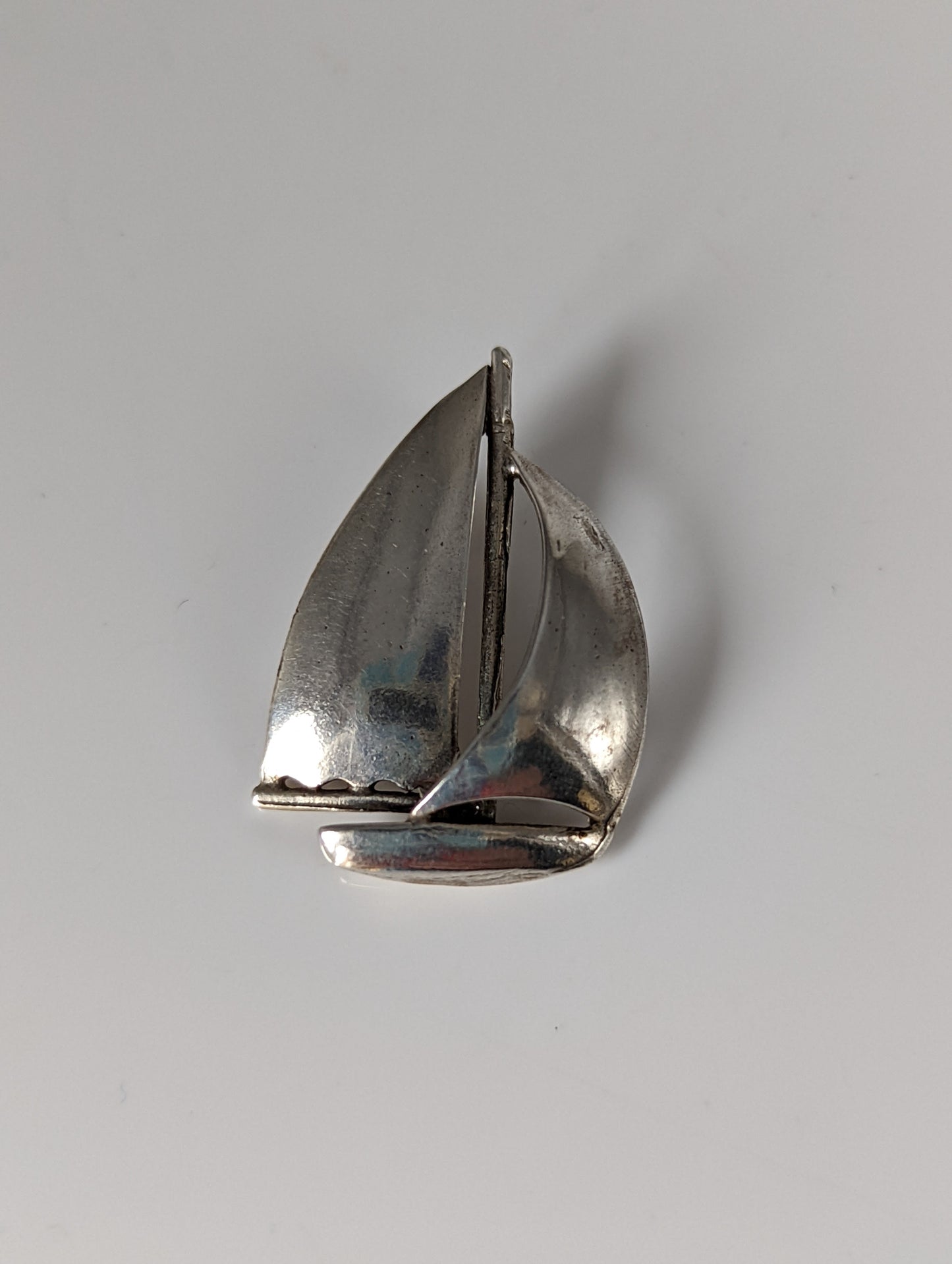 Silver Steed Sailing Boat Silver Pendant
