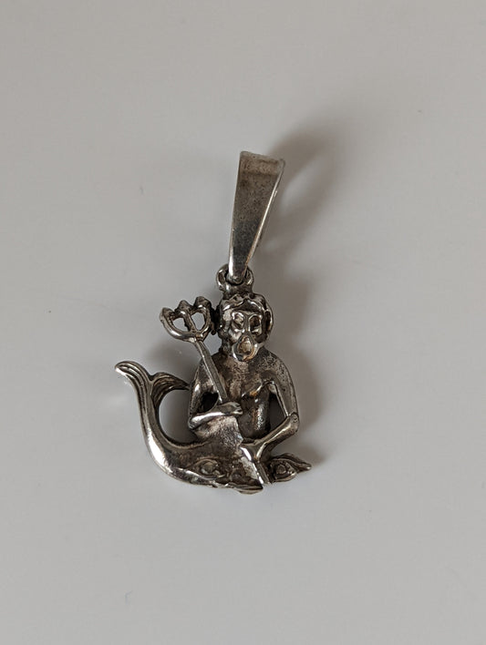 Silver Steed Poseidon Silver Pendant