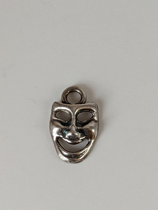 Silver Steed Comedy Silver Pendant