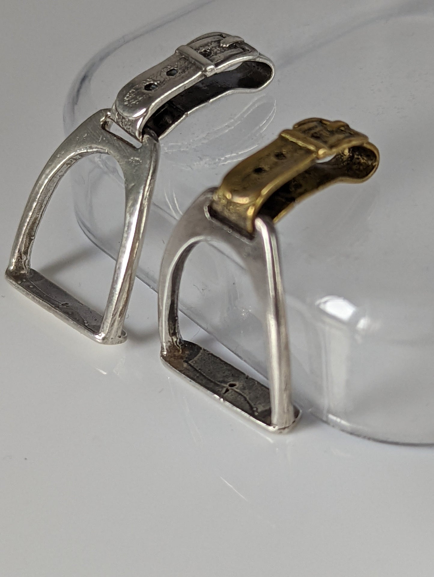 Silver Steed Stirrup Silver Pendant