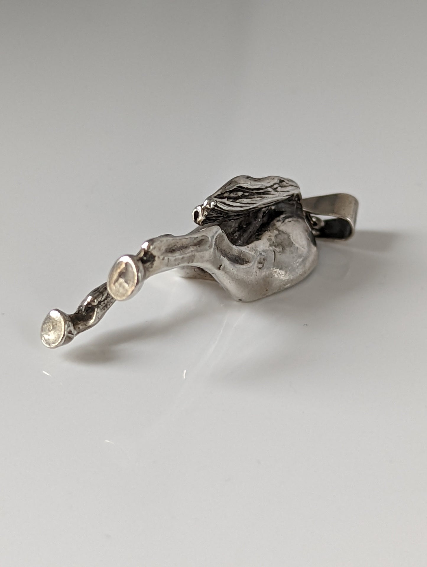 Silver Steed Hindquarters Silver Pendant