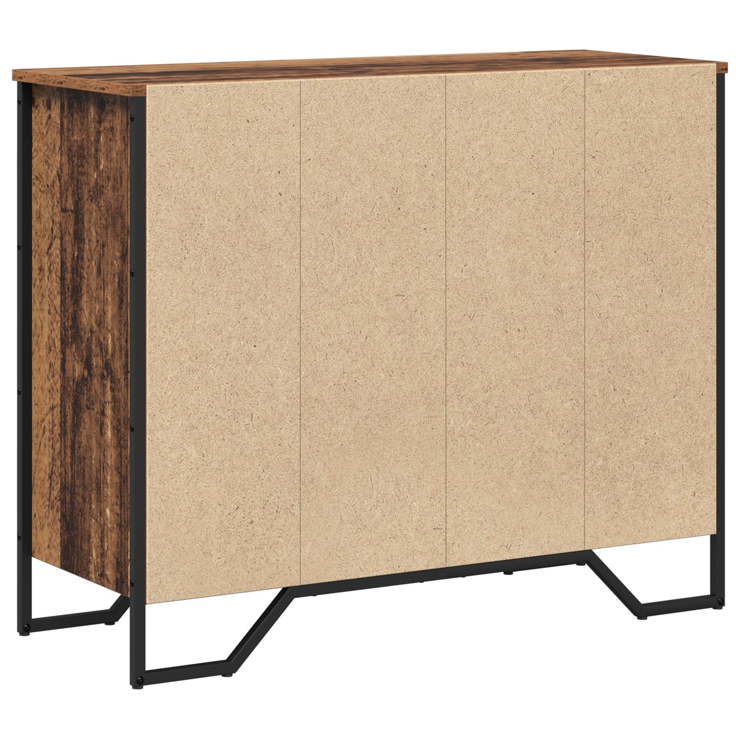 Chest of Drawers Old Wood 91x35.5x74.5 cm Engineered Wood