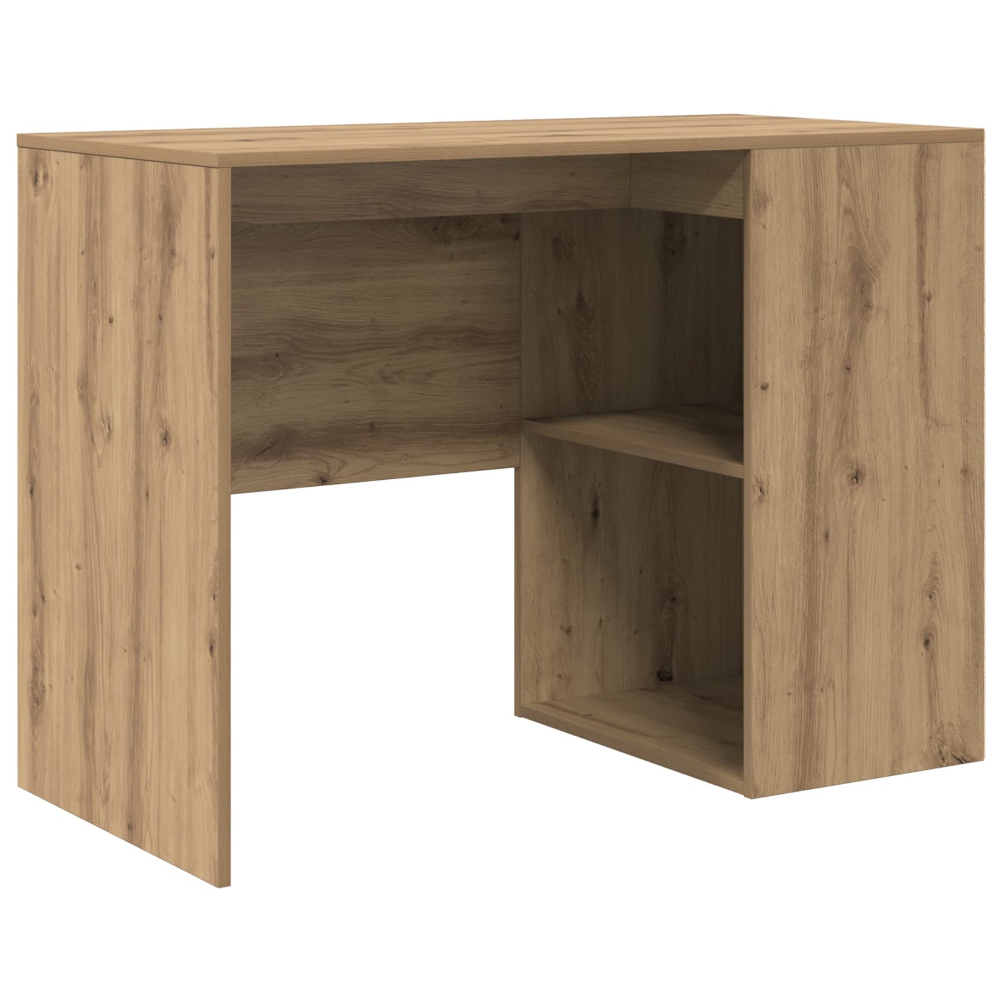 Corner Desk Artisan Oak 102x88x75 cm Engineered Wood