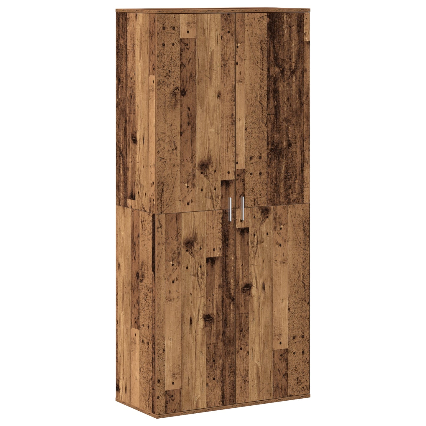 Highboard Old Wood 80x39x178 cm Engineered Wood