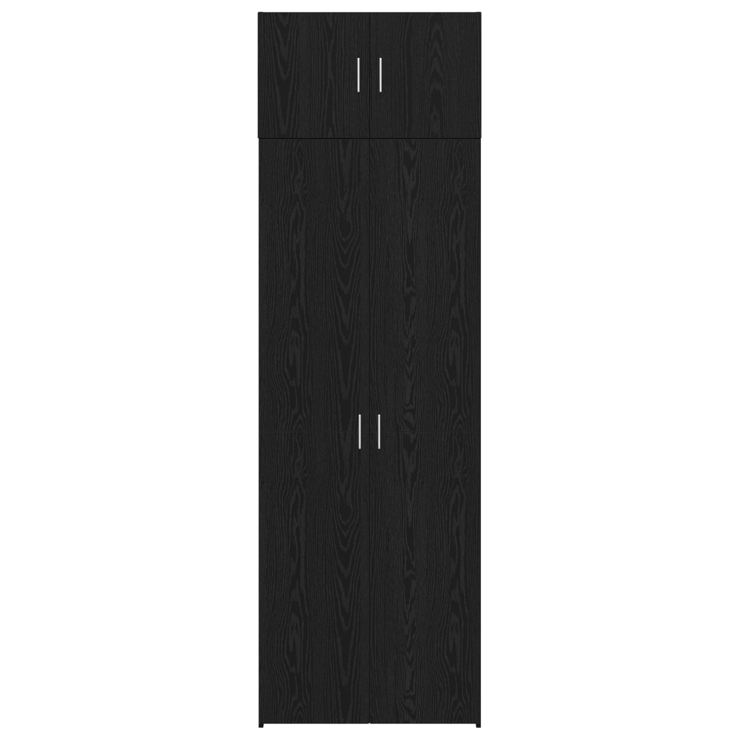 Storage Cabinet Black Oak 70x42.5x225 cm Engineered Wood, vidaXL Wall Cabinet Black Oak 70x42,5x40 cm Engineered Wood
