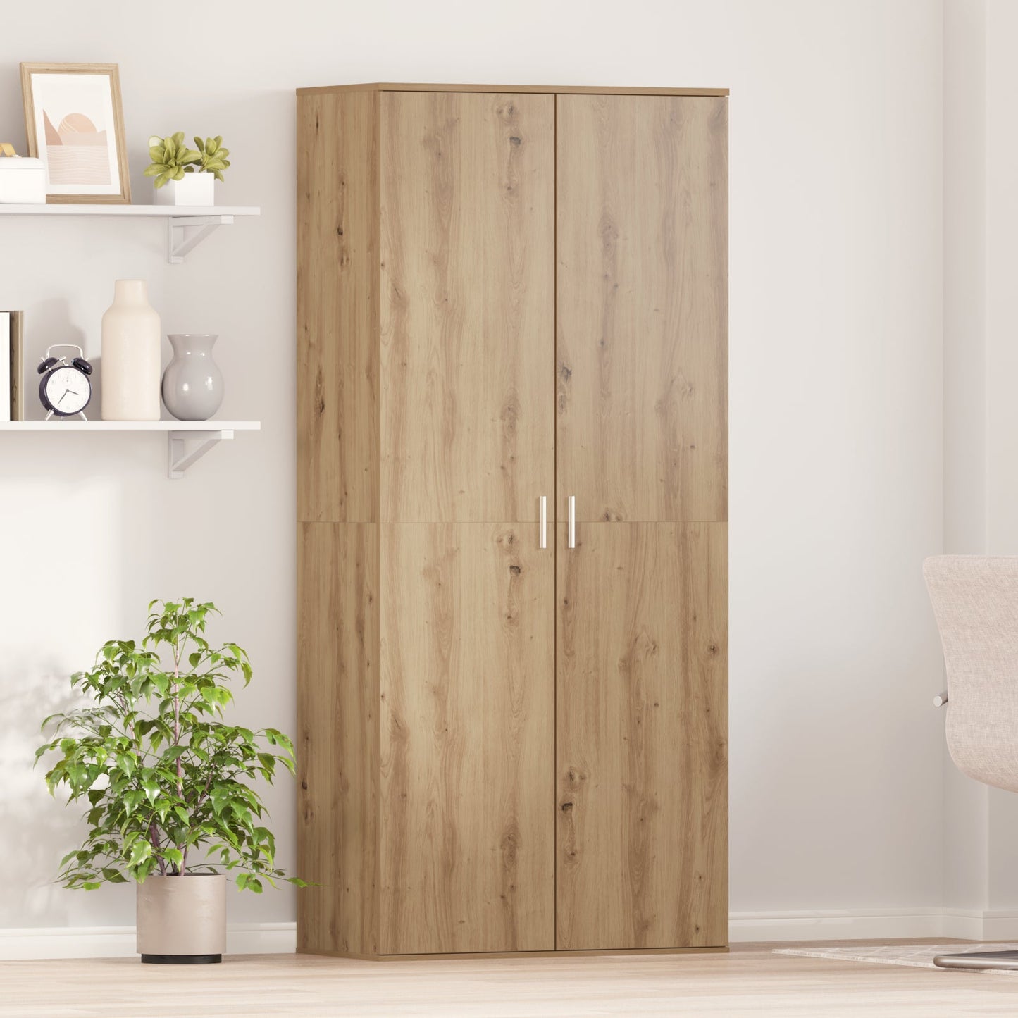 Highboard Artisan Oak 80x39x178 cm Engineered Wood