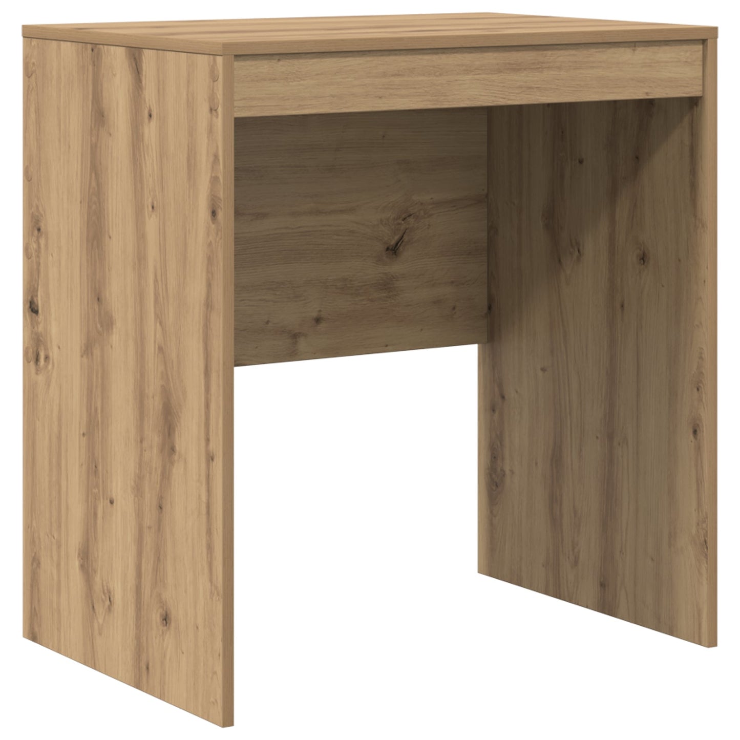 Desk with Storage Artisan Oak Engineered Wood