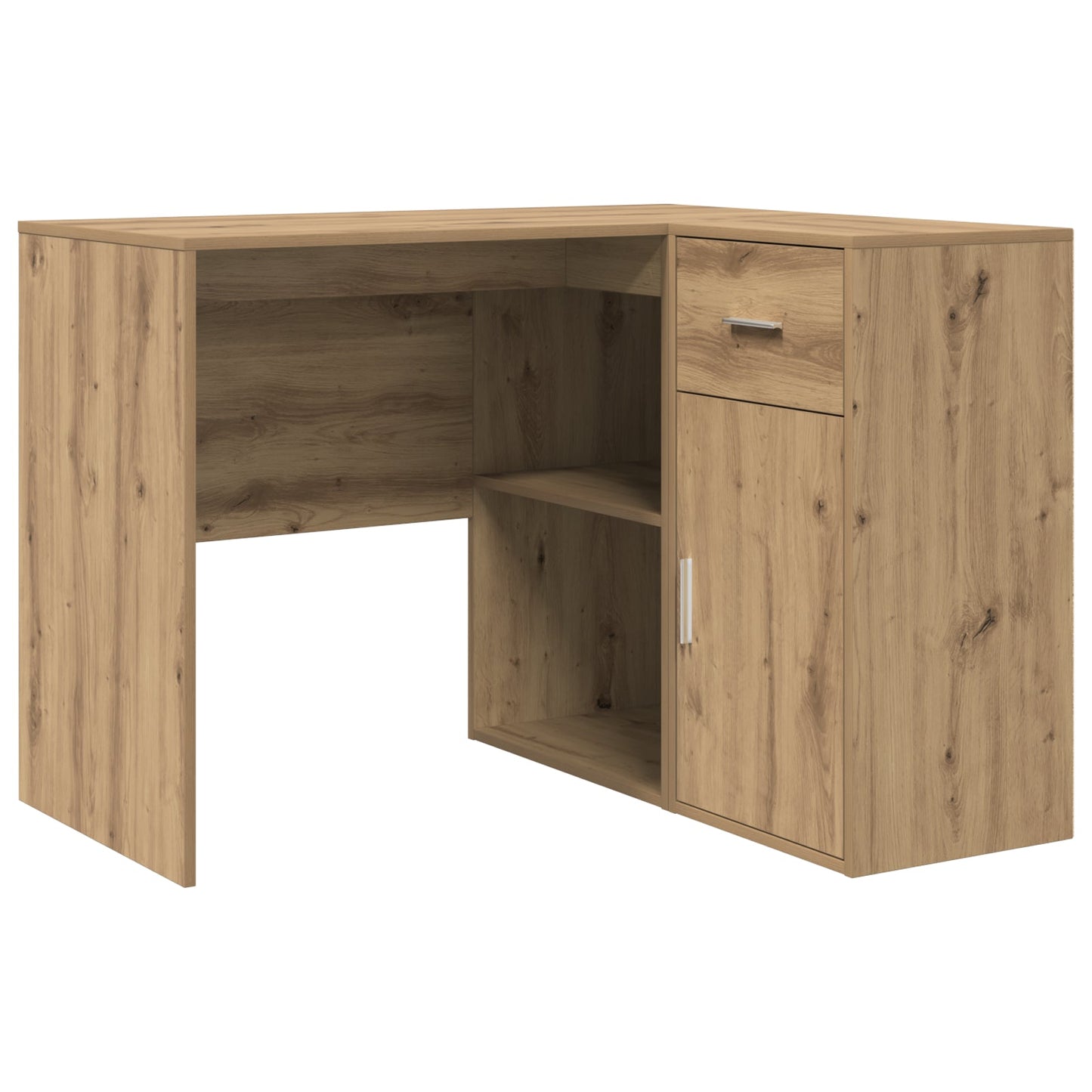 Corner Desk Artisan Oak 102x88x75 cm Engineered Wood