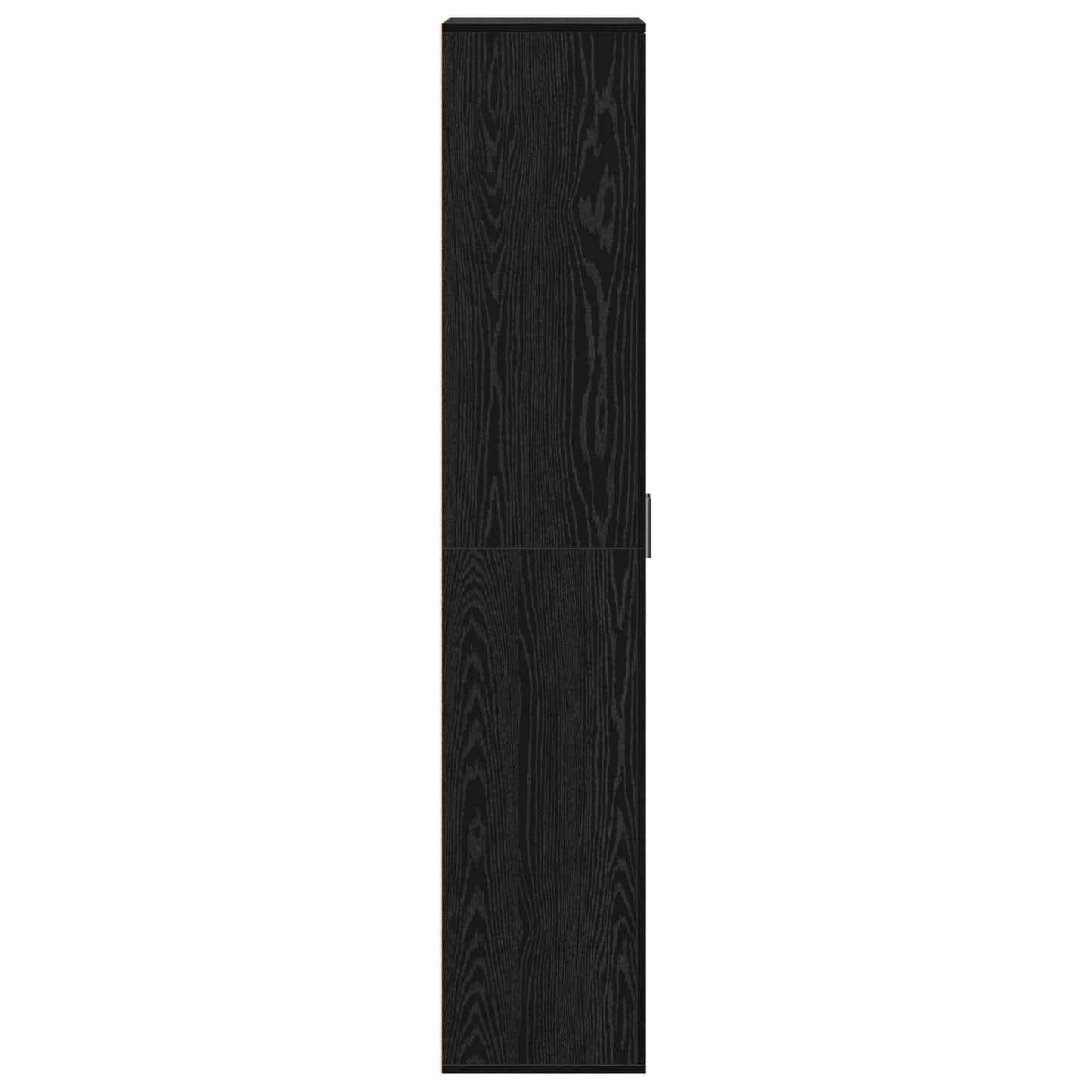 Highboard Black Oak 60x35x180 cm Engineered Wood