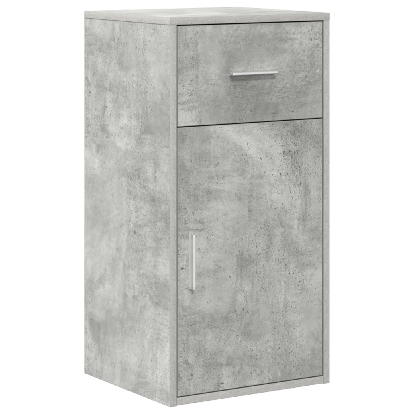 Corner Desk Concrete Grey 102x88x75 cm Engineered Wood