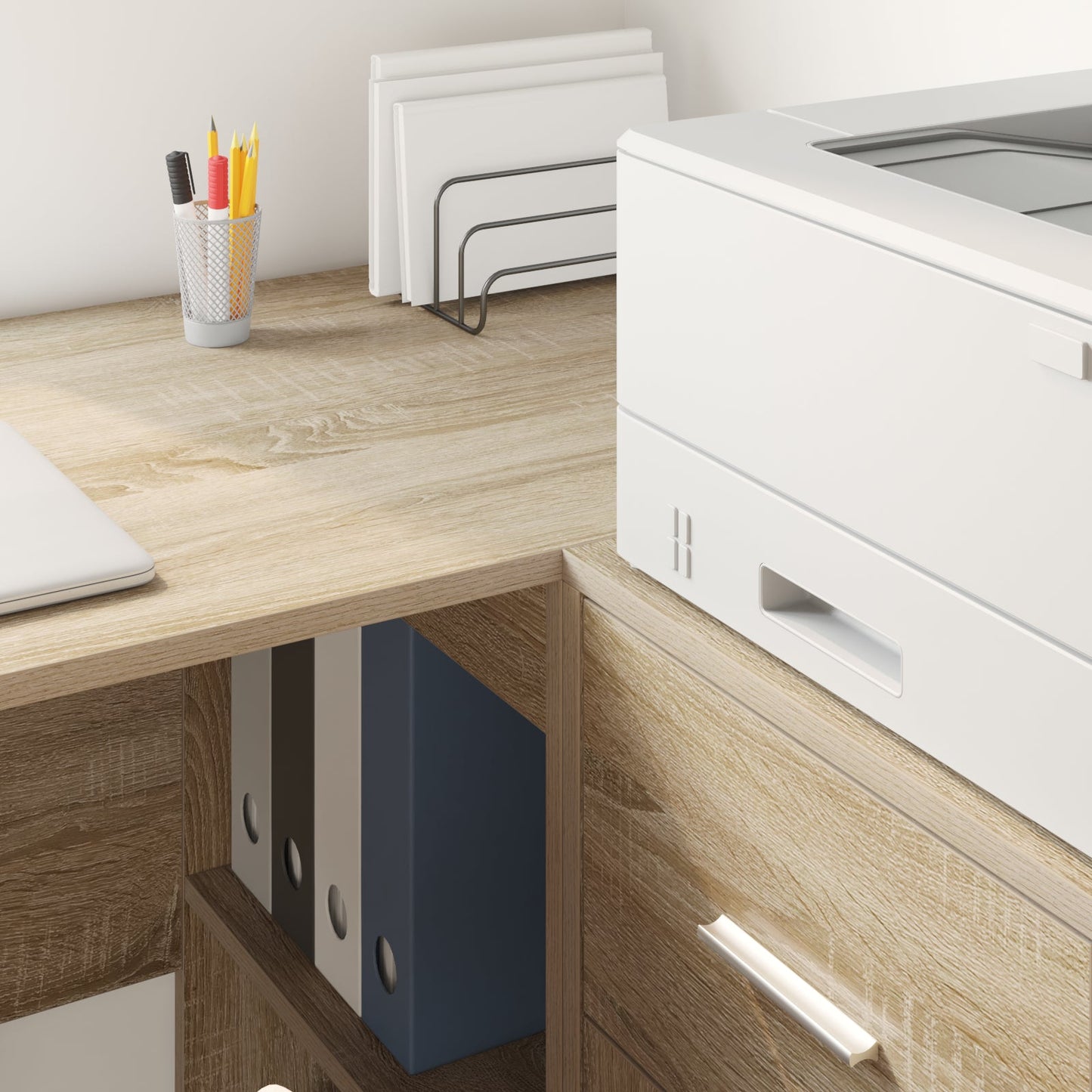 Corner Desk Sonoma Oak 102x88x75 cm Engineered Wood