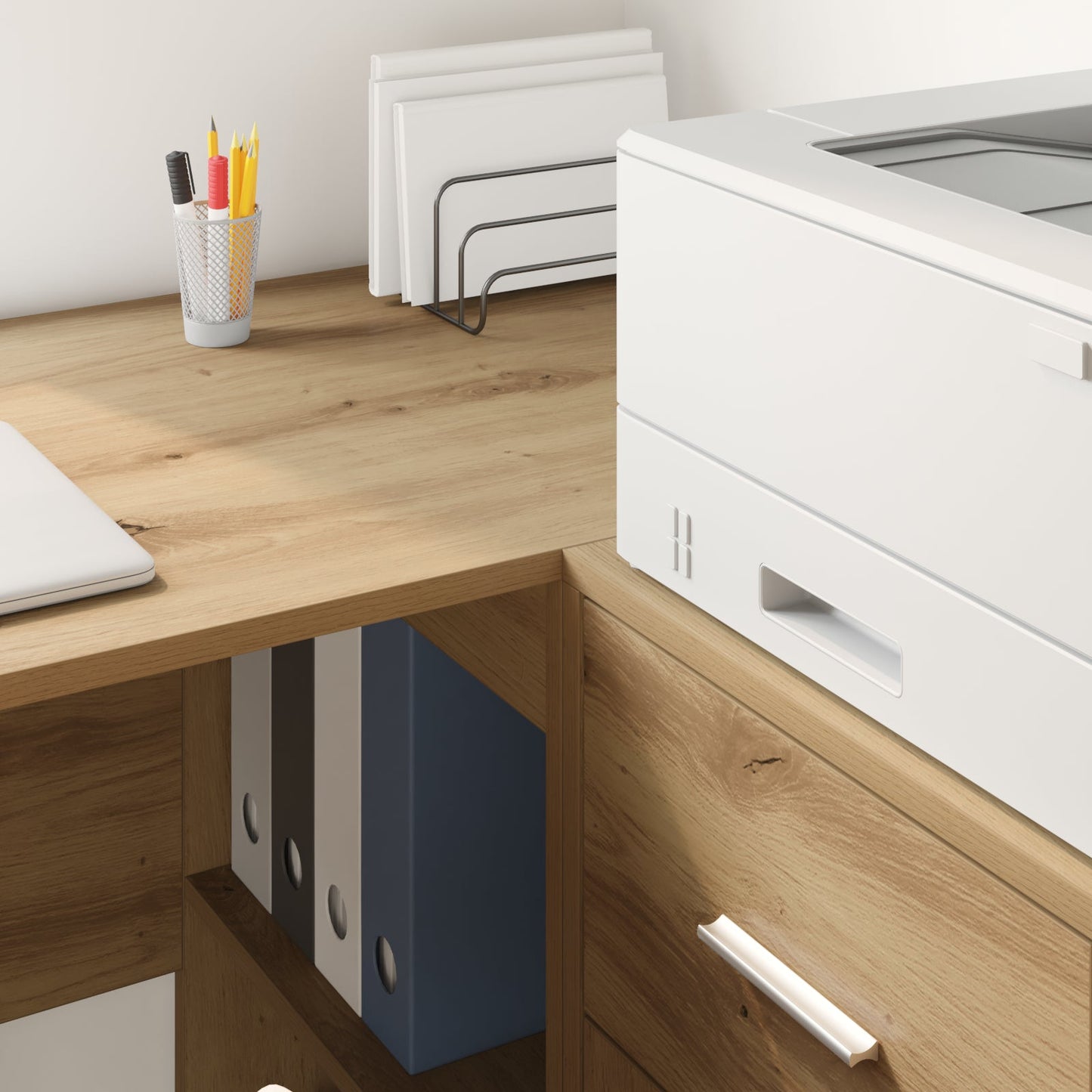 Corner Desk Artisan Oak 102x88x75 cm Engineered Wood