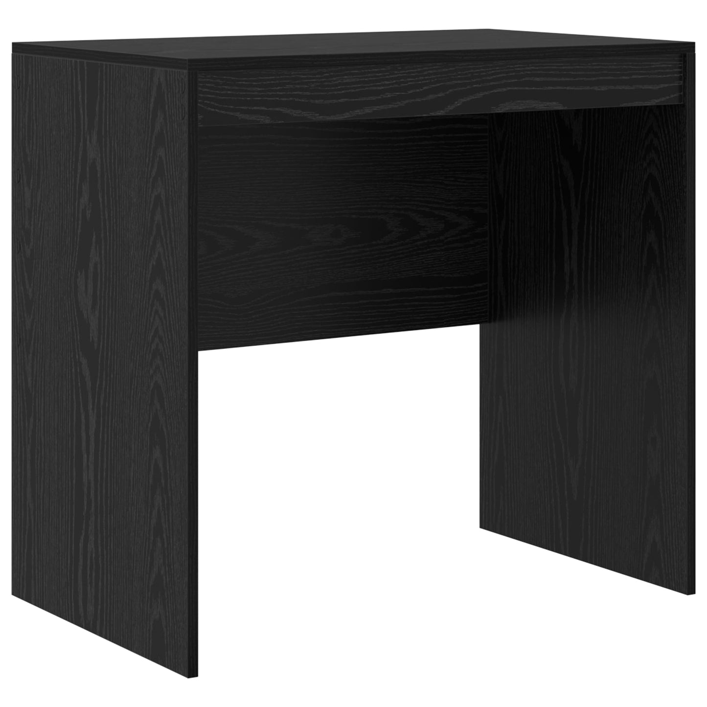 Desk with Storage Black Oak Engineered Wood, vidaXL Desk Black Oak 80x50x76 cm Engineered wood