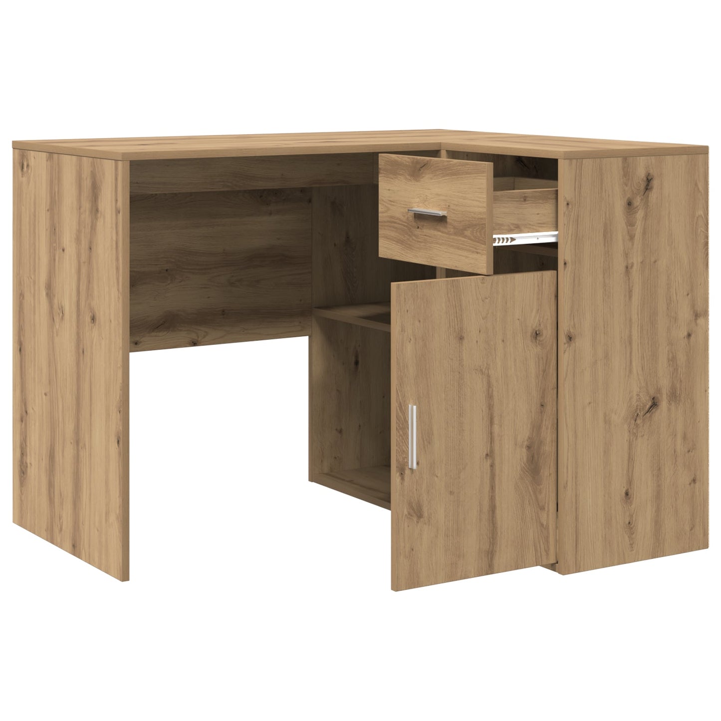 Corner Desk Artisan Oak 102x88x75 cm Engineered Wood