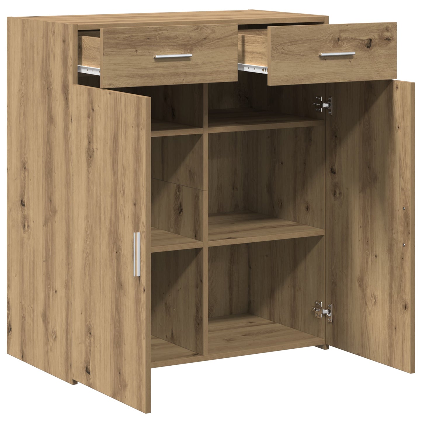 Storage Cabinet Artisan Oak 80x42.5x93.5 cm Engineered Wood